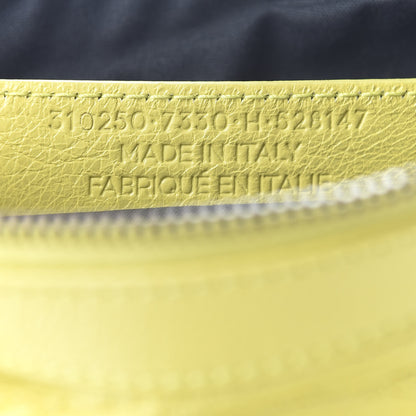 Balenciaga Agneau Classic Hardware Flat Crossbody Jaune Poussin 7 of 9
