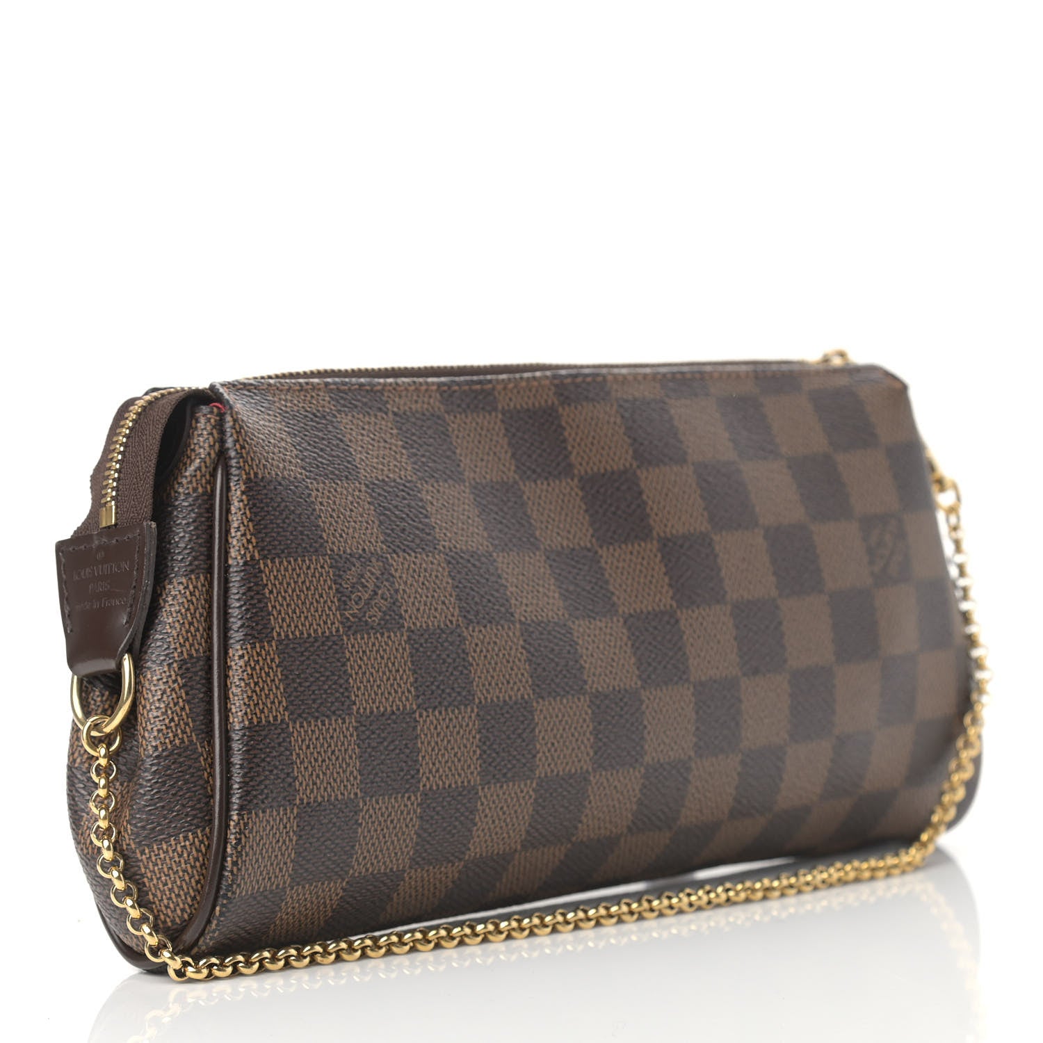 Louis Vuitton Damier Ebene Eva Clutch 2 of 10