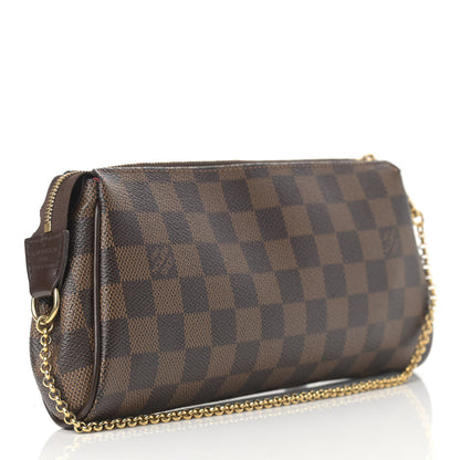 Louis Vuitton Damier Ebene Eva Clutch 2 of 10