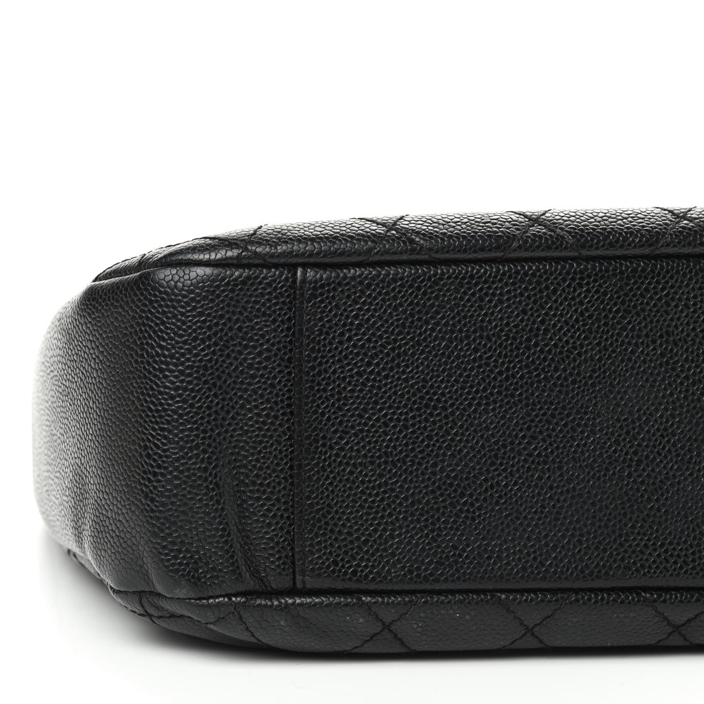 Caviar Quilted Timeless CC Shoulder Bag Black