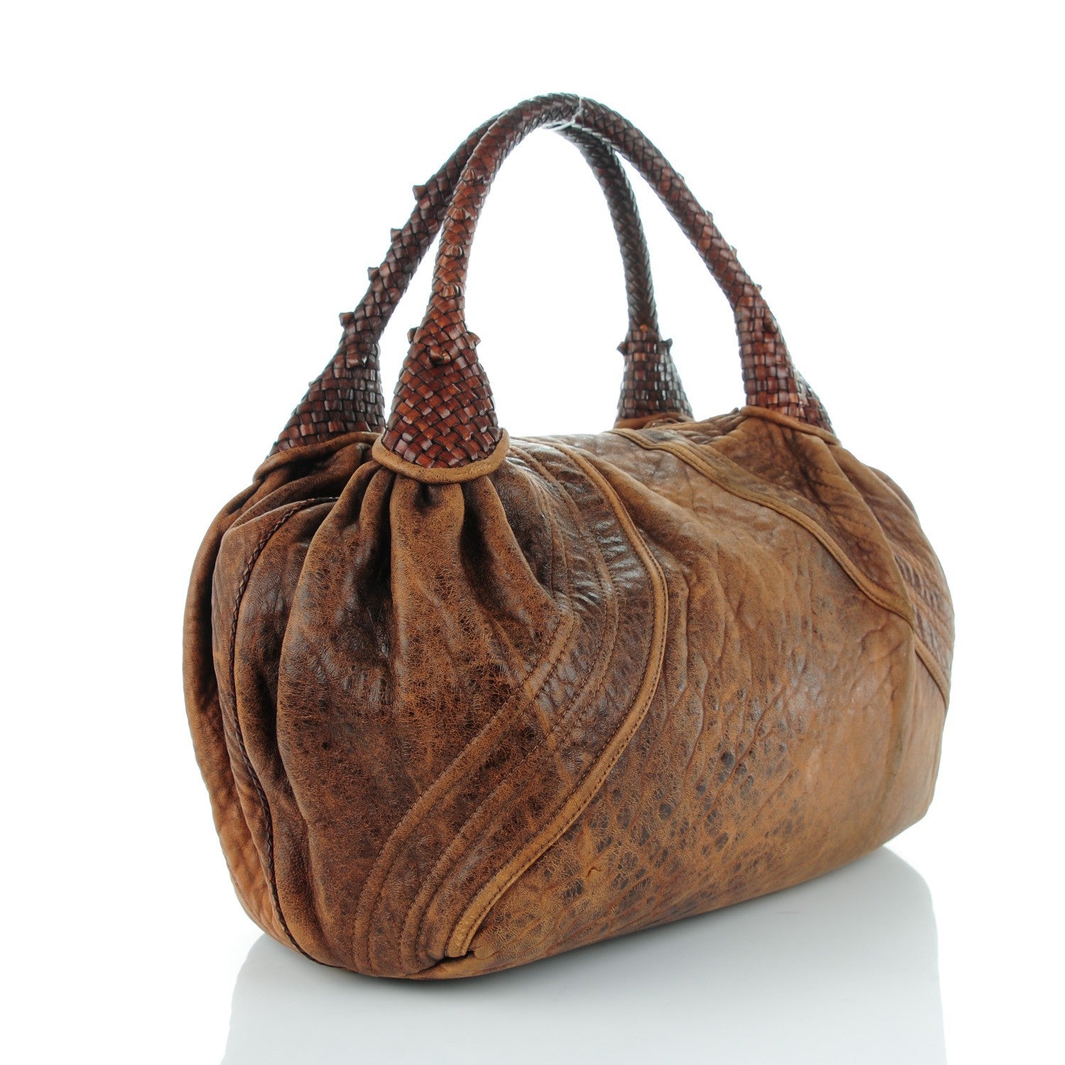 Fendi Nappa Nuvolata Spy Cognac 3 of 9