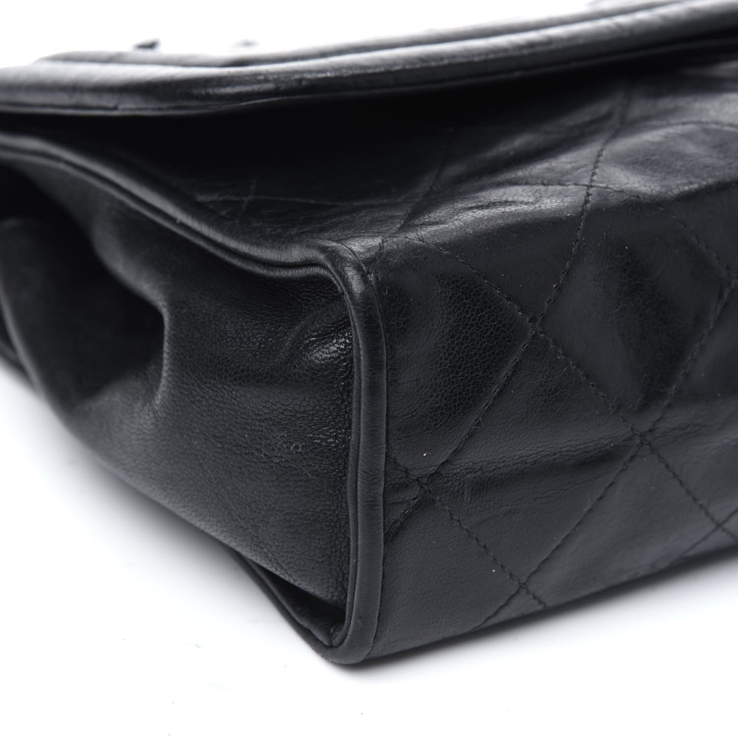 Chanel Lambskin Quilted Small Tassel Single Flap Black 19 of 25