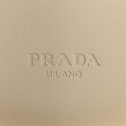 Prada Vernice Triangle 50mm Loafers 37.5 Avorio 7 of 12