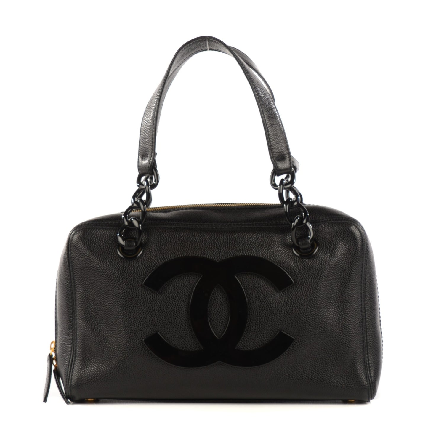 Caviar Bekko Chain Camera Bag Black