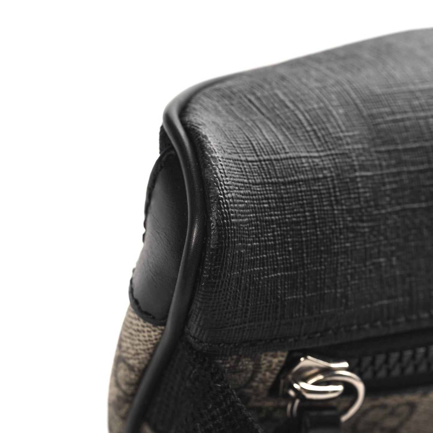 GG Supreme Monogram Belt Bag Black