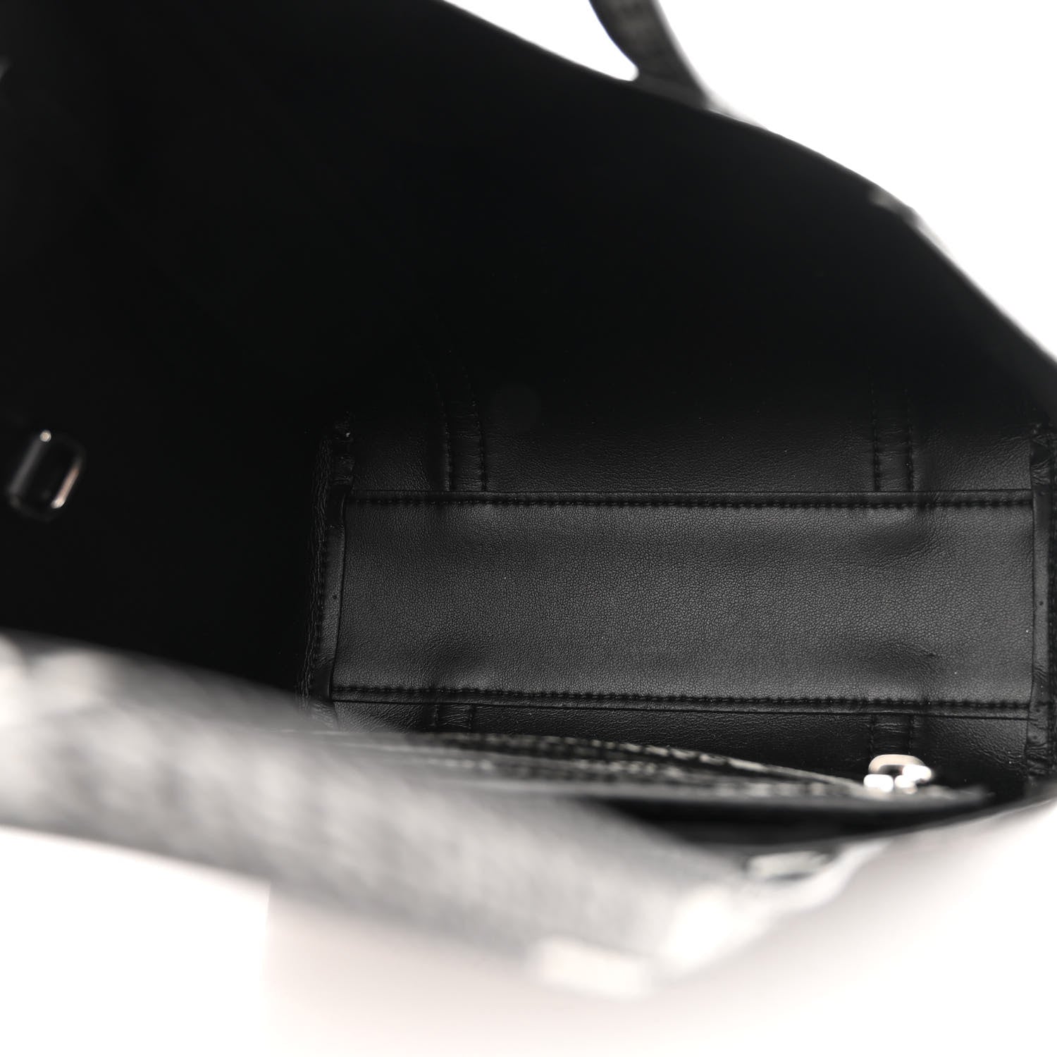 Balenciaga Coated Canvas Losange Monogram Mini Tote Black Grey 5 of 8