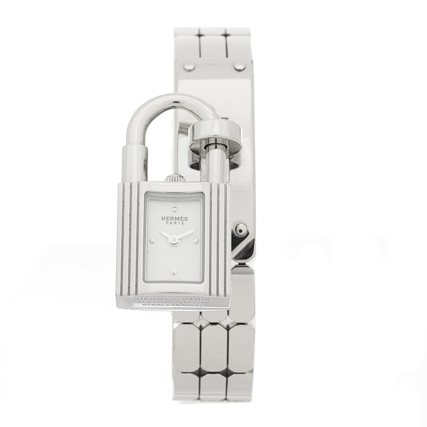 Hermes Stainless Steel 16mm Kelly Quartz Watch 1 of 5