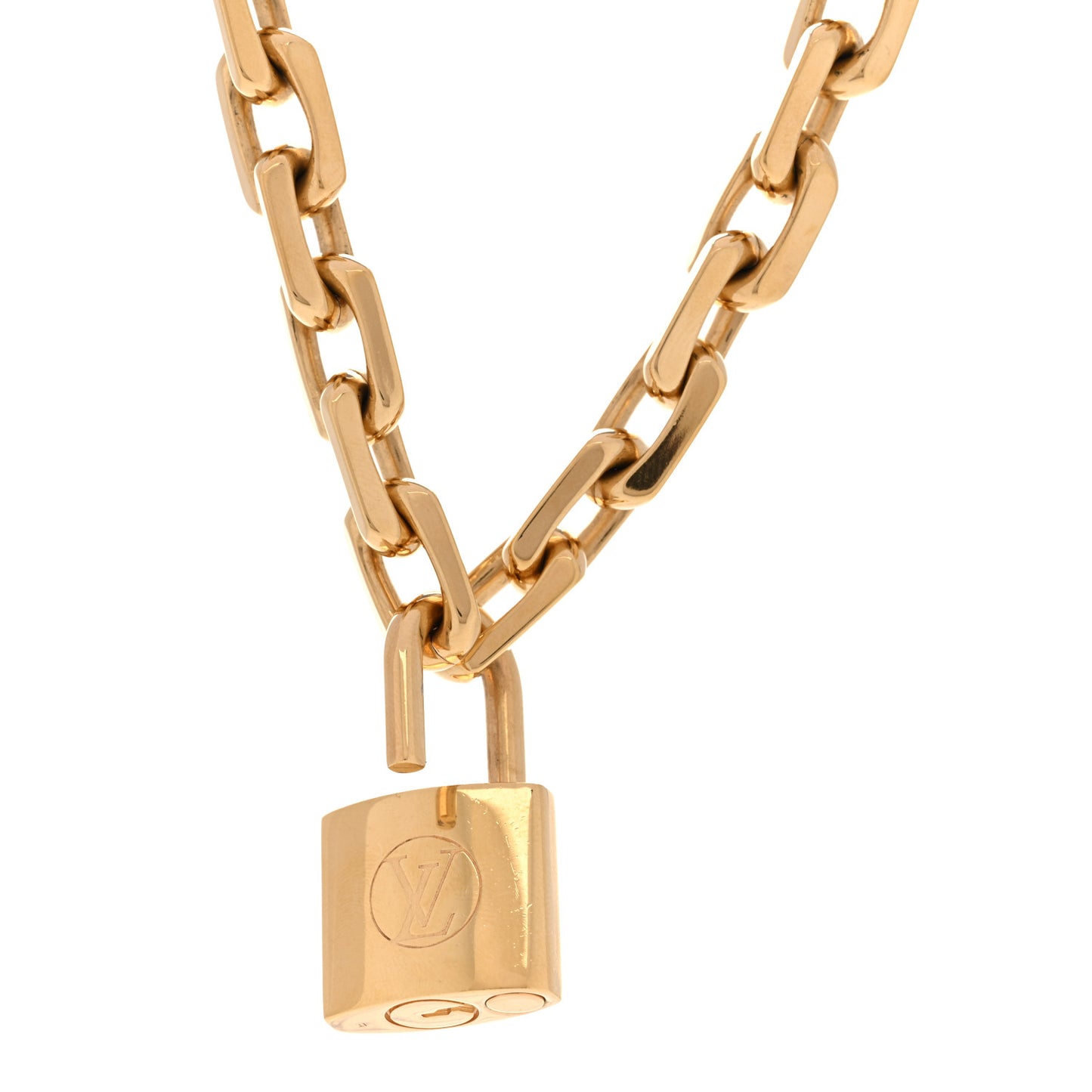 LV Edge Necklace Cadenas Gold
