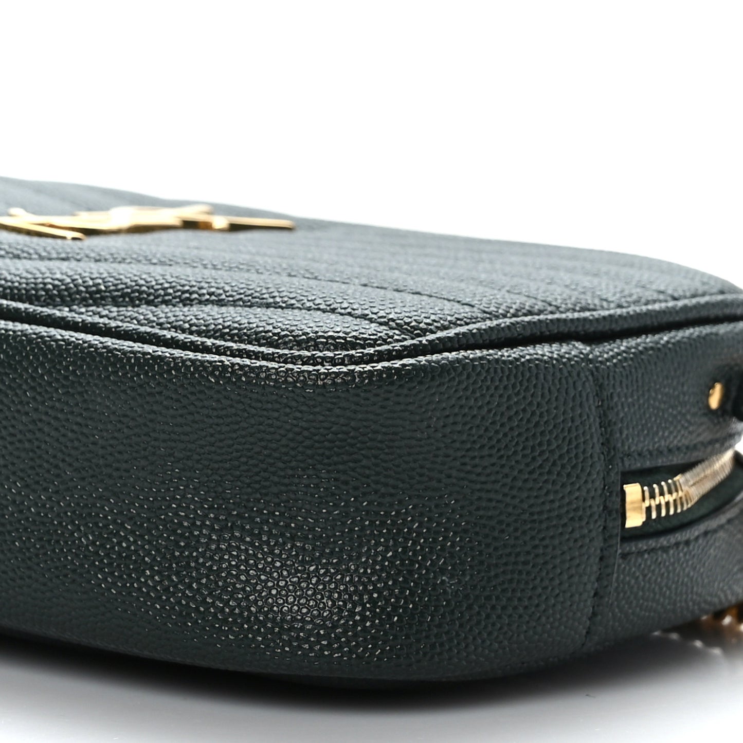 Grain De Poudre Matelasse Monogram Mini Lou Camera Bag New Vert Fonce