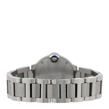 Cartier Stainless Steel Diamond 28mm Ballon Bleu De Cartier Quartz Watch 3 of 4