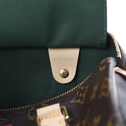Louis Vuitton Monogram My LV Heritage Speedy 25 Vert Anglais Fuchsia 8 of 10