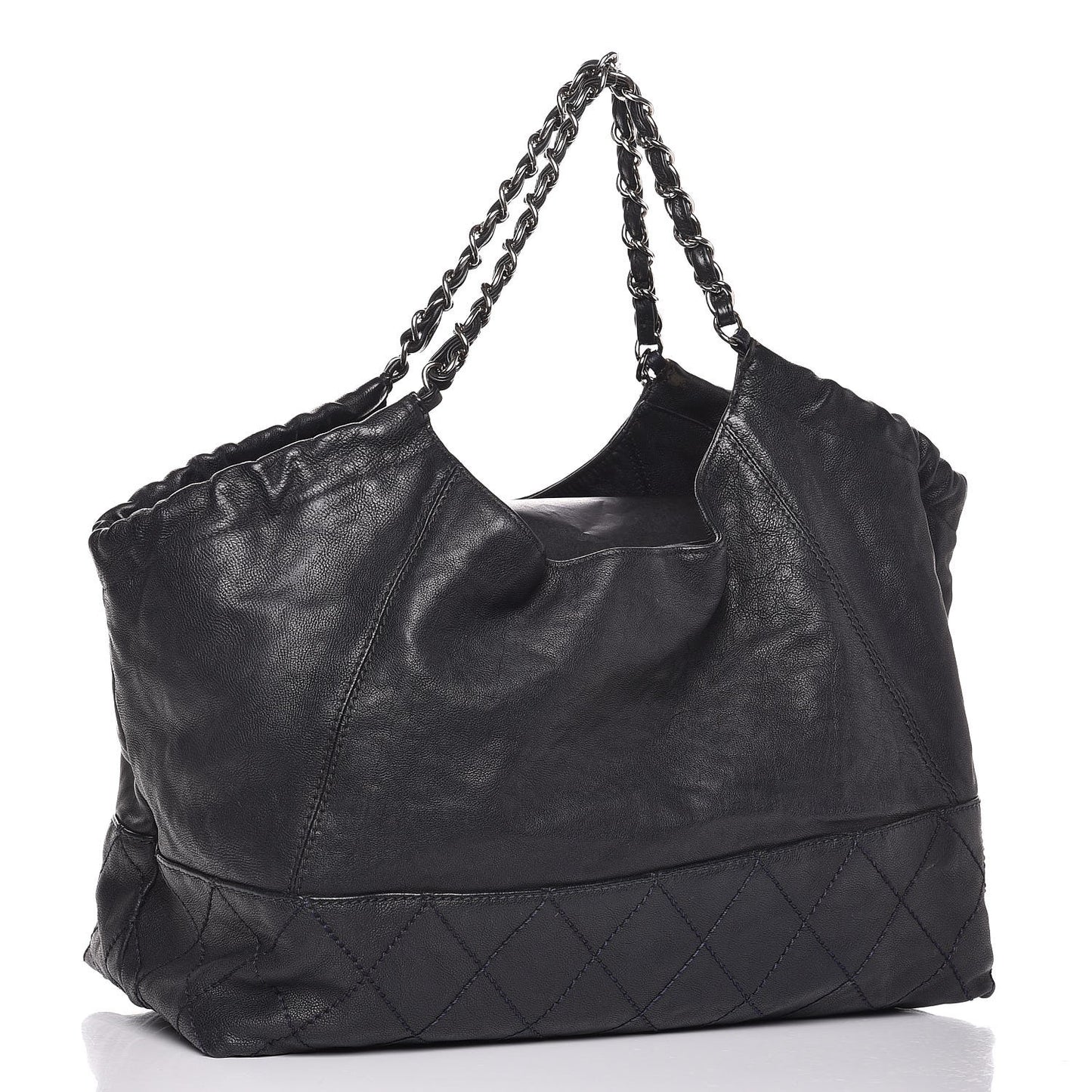 Calfskin Baby Coco Cabas Navy Blue