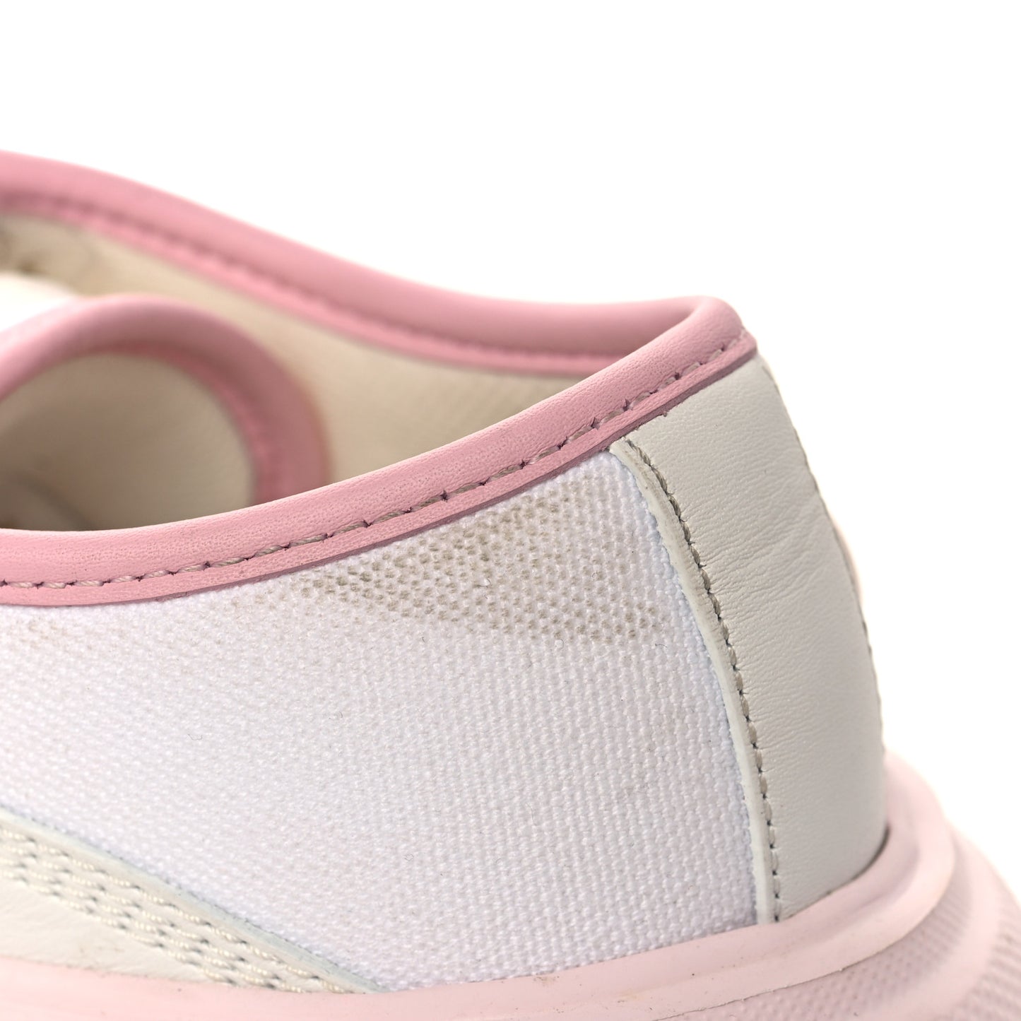 Canvas LV Squad Sneakers 39 White Pink