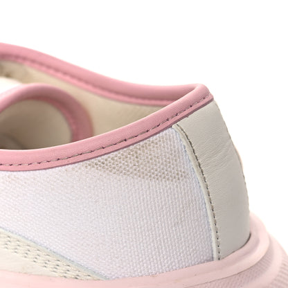 Louis Vuitton Canvas LV Squad Sneakers 39 White Pink 10 of 10