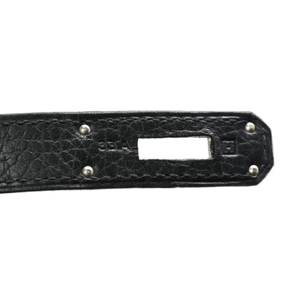 Hermes Taurillon Clemence Birkin 40 Black 7 of 11
