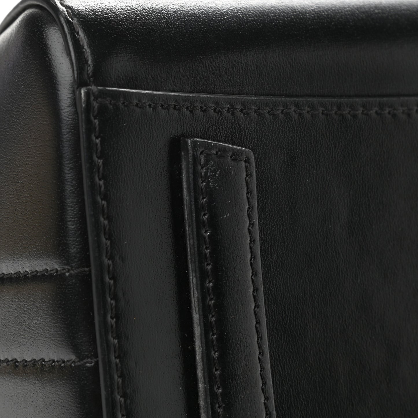 Shiny Lord Calfskin Mini Antigona Black