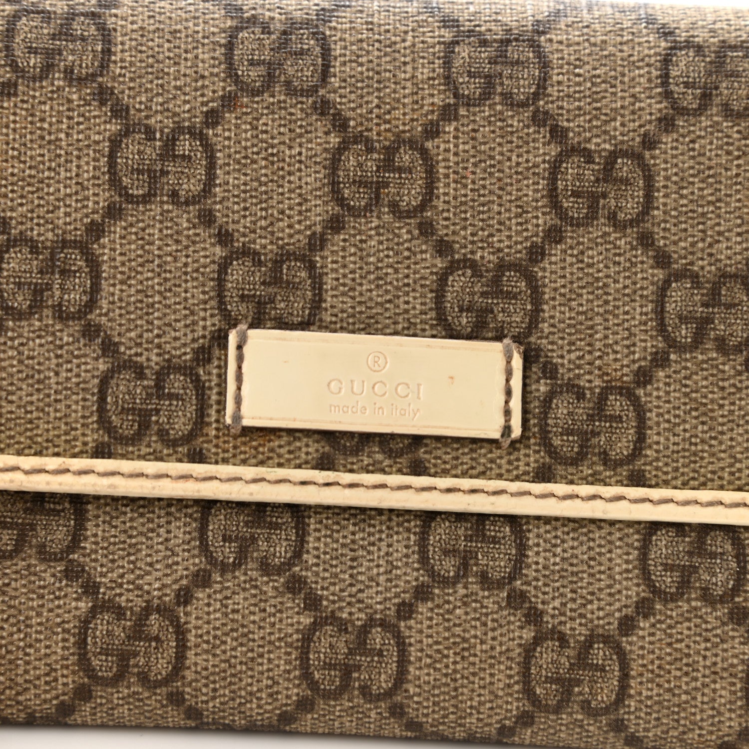 Gucci GG Plus Monogram Joy Continental Flap Wallet Beige Ebony Gesso 6 of 20
