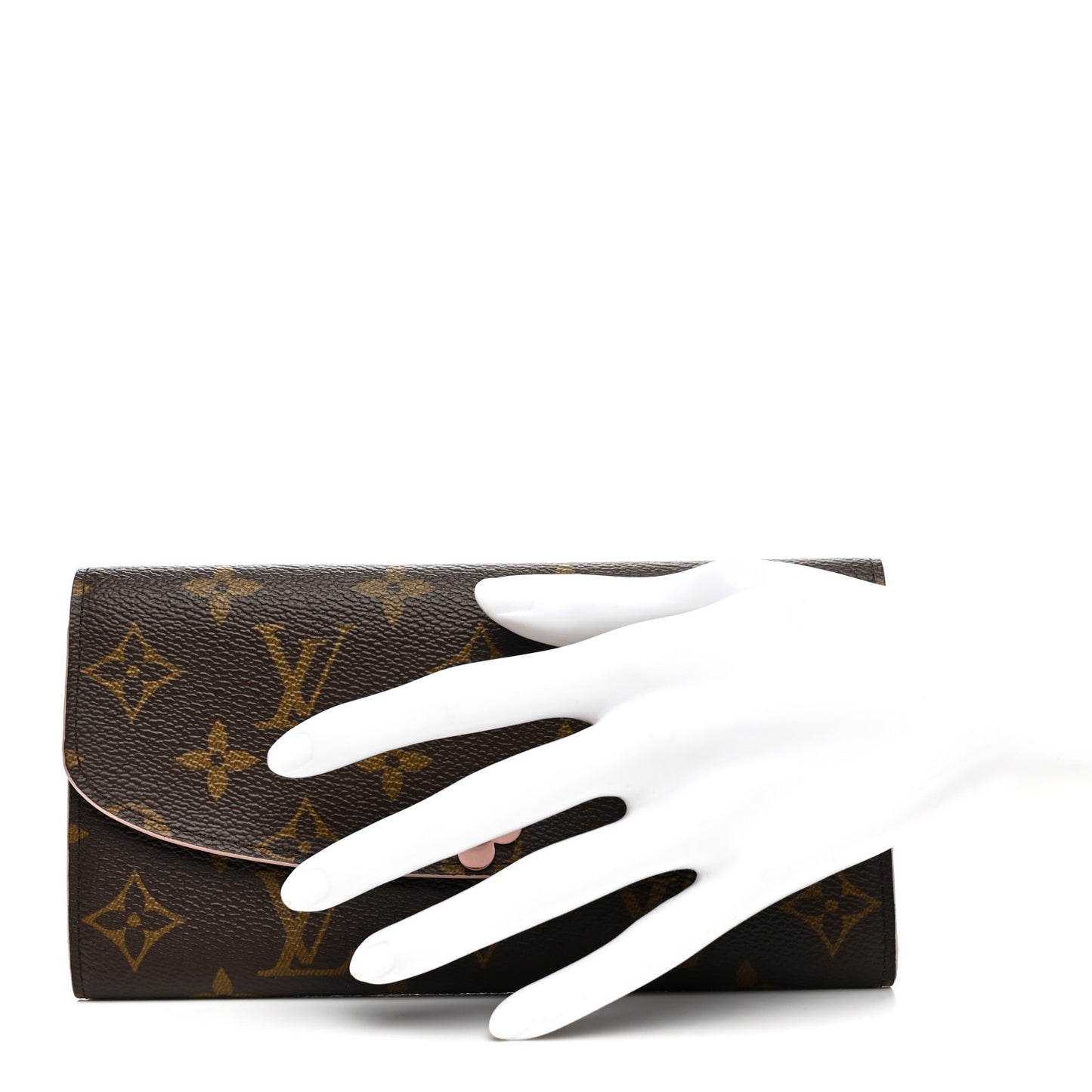 Monogram Bloom Flower Emilie Wallet Fuchsia