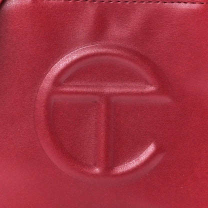 Telfar Vegan Leather Small Shopping Bag Oxblood 8 of 11