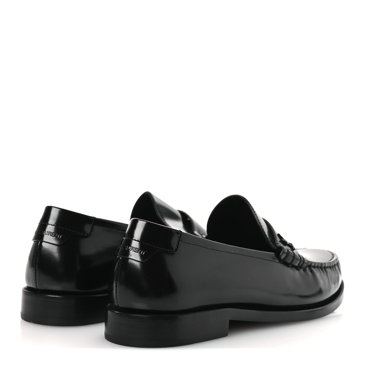 Saint Laurent Magnum Calfskin Le Loafer 15 Moccasin  39 Black 5 of 13