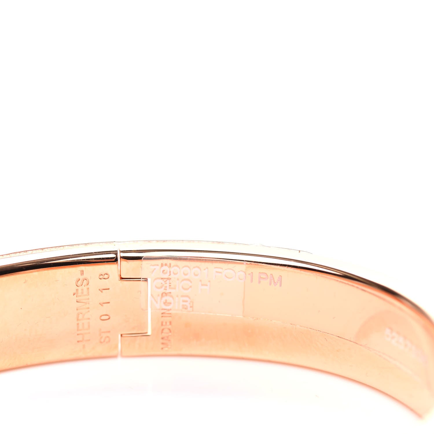 Hermes Enamel Narrow Clic Clac H Bracelet PM Black 5 of 6