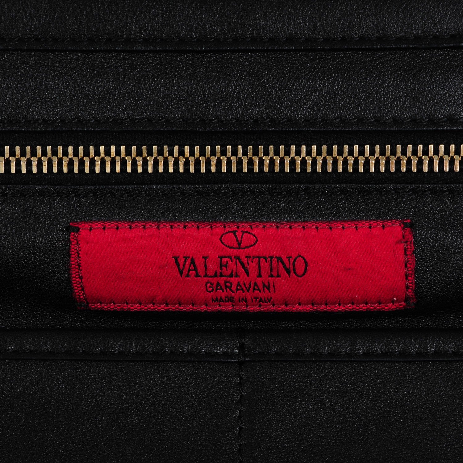 Valentino Garavani Vitello Medium Rockstud Tote Black 6 of 11