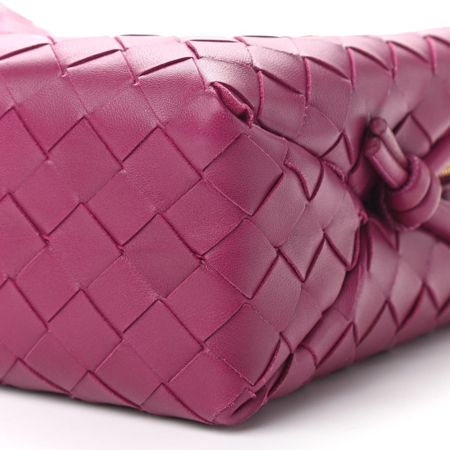 Nappa Intrecciato Small Loop Camera Bag Cinnabar