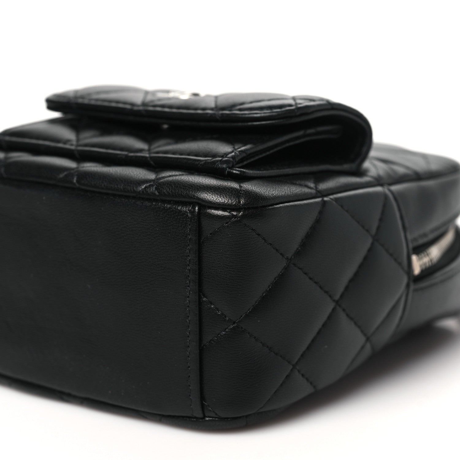 Chanel Lambskin Quilted CC Mini Classic Backpack Black 10 of 11