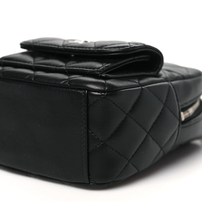 Chanel Lambskin Quilted CC Mini Classic Backpack Black 10 of 11