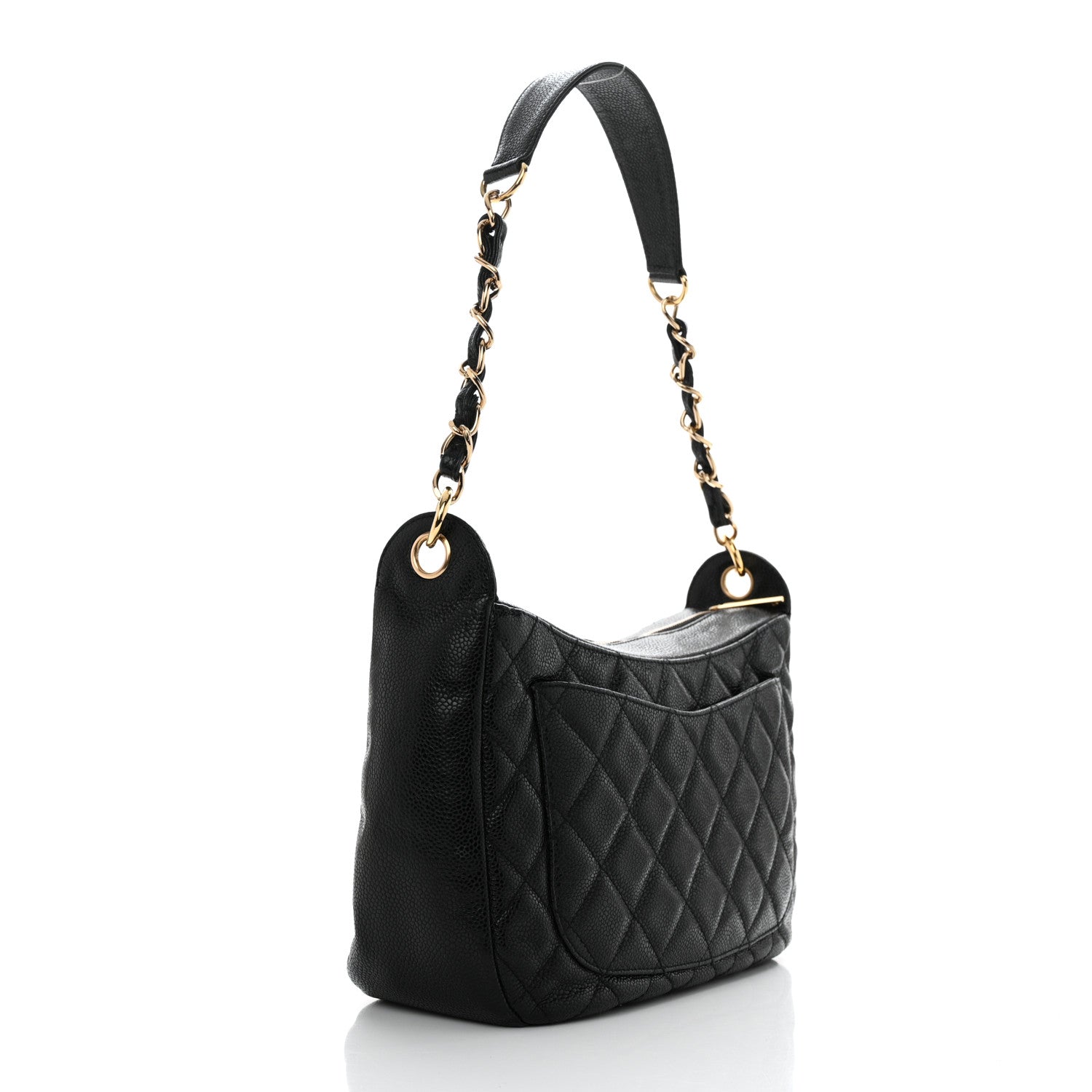 Chanel Caviar Quilted Timeless CC Shoulder Bag Black 2 of 17