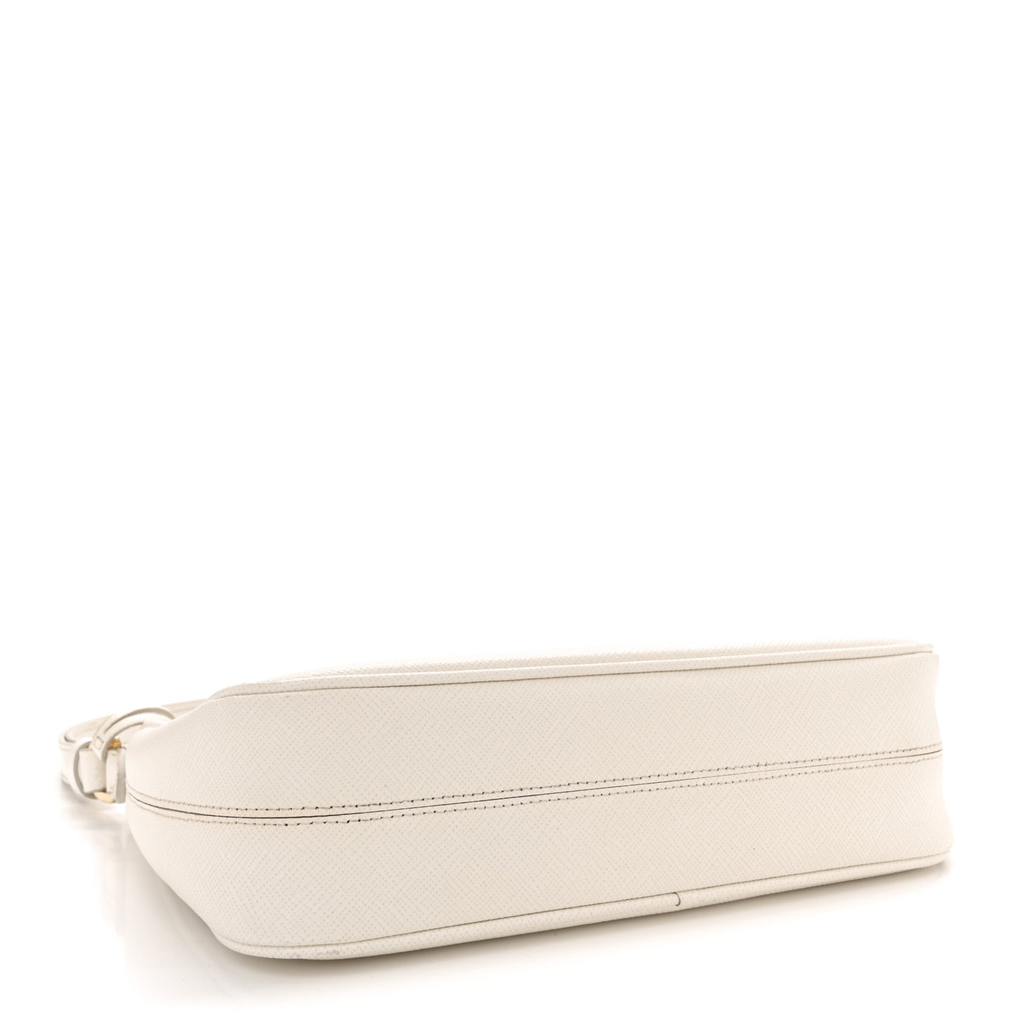 Saffiano Lux Mini Re-Edition Shoulder Bag White