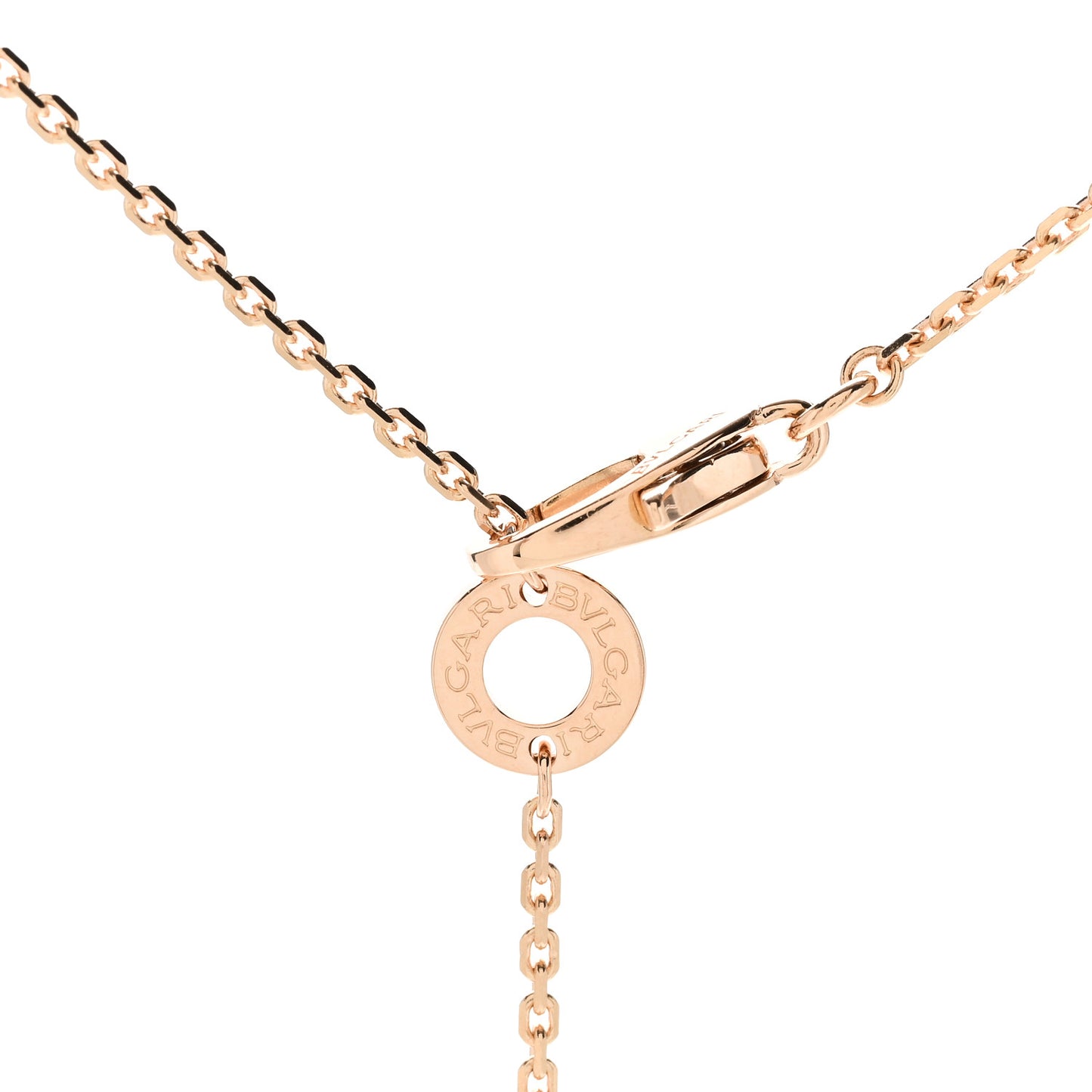 18K Rose Gold Diamond Malachite Divas' Dream Pendant Necklace