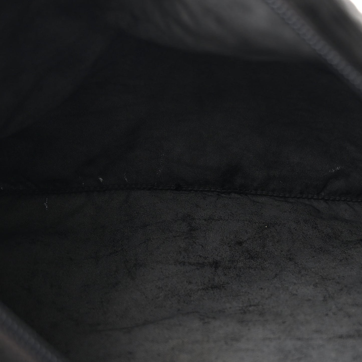 Nylon Vela Flat Messenger Bag Black