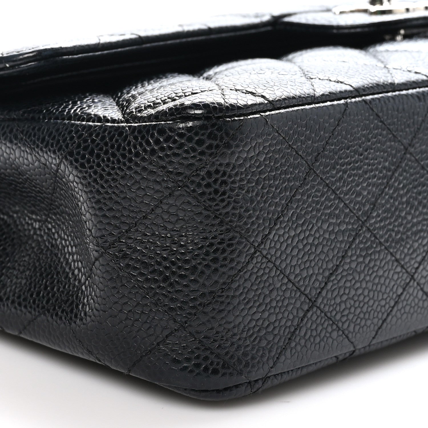 Chanel Caviar Quilted Medium Double Flap Black 9 of 11