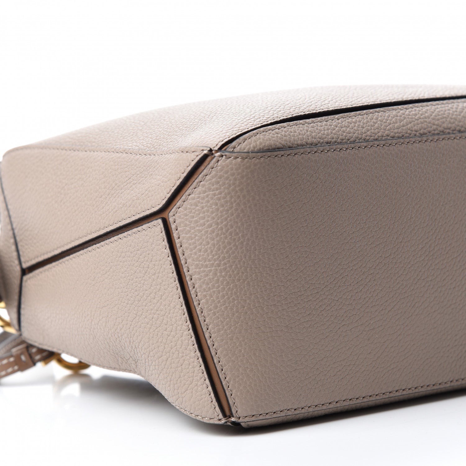 Loewe Grained Calfskin Small Puzzle Bag Sand Mink 6 of 9