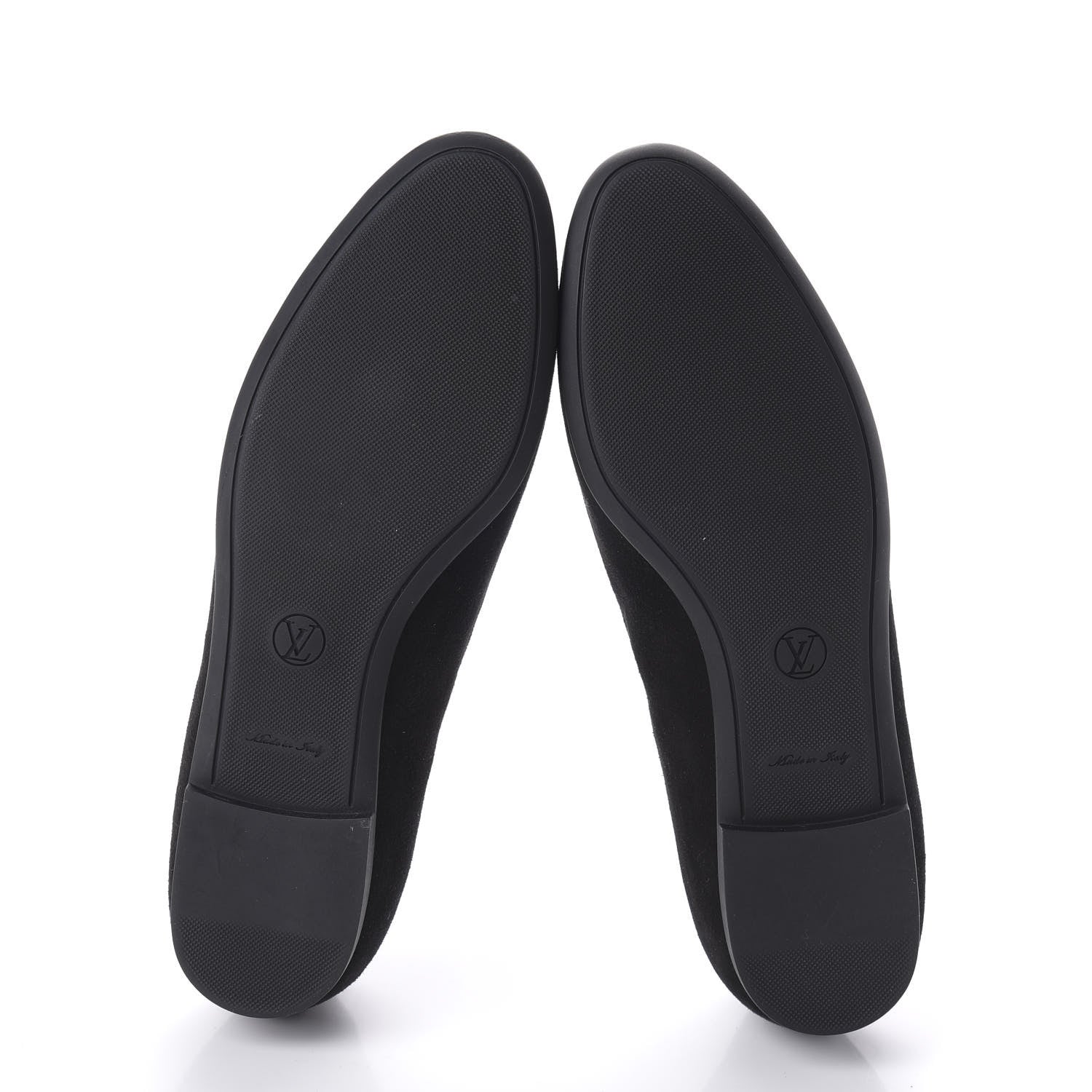 Louis Vuitton Suede Monogram Uniformes Ballet Flats 36 Black 5 of 8