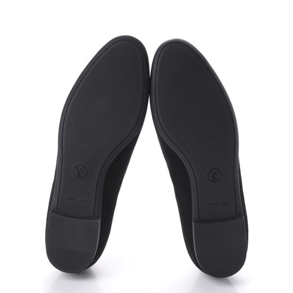 Louis Vuitton Suede Monogram Uniformes Ballet Flats 36 Black 5 of 8