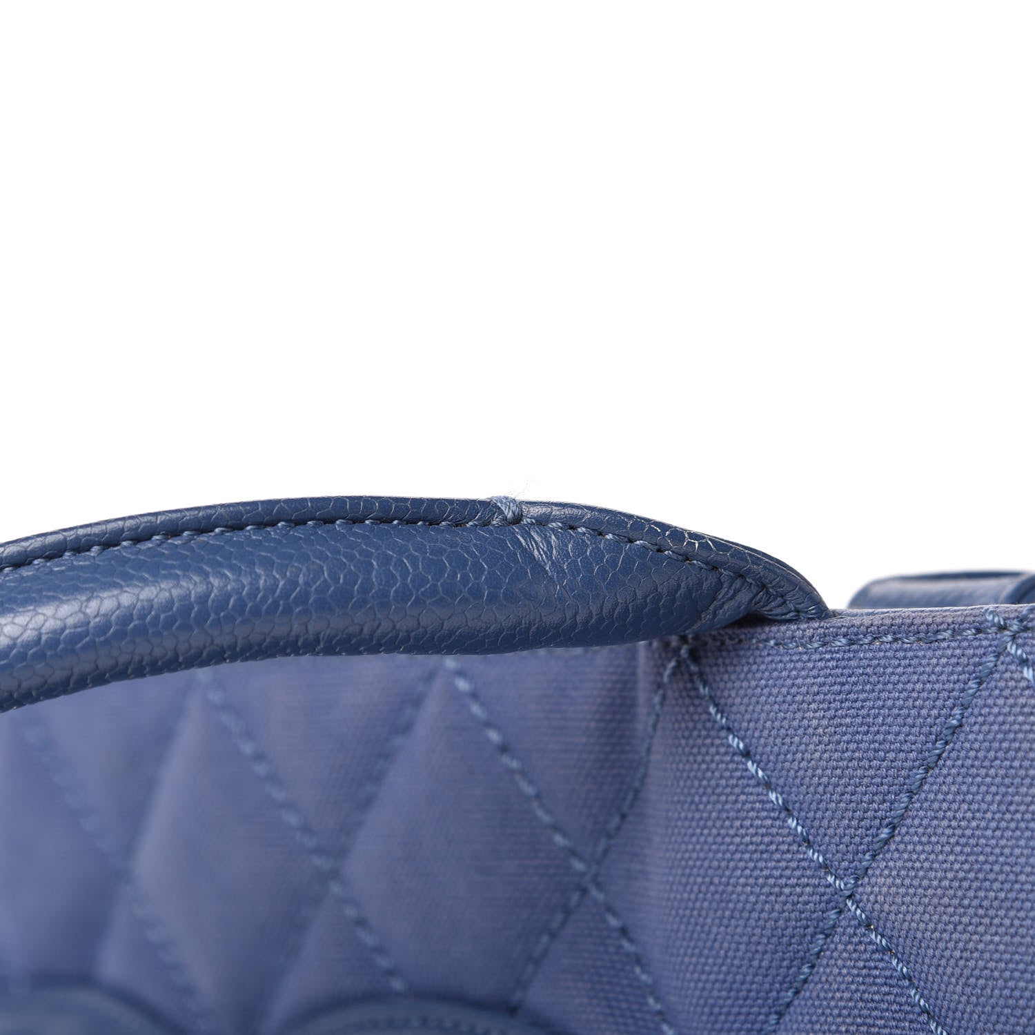 Chanel Canvas Caviar Tassel Tote Blue 11 of 11