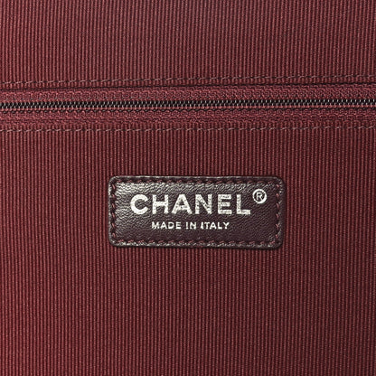 Chanel Vinyl Calfskin Quilted Trolley Rolling Luggage Black 5 of 8