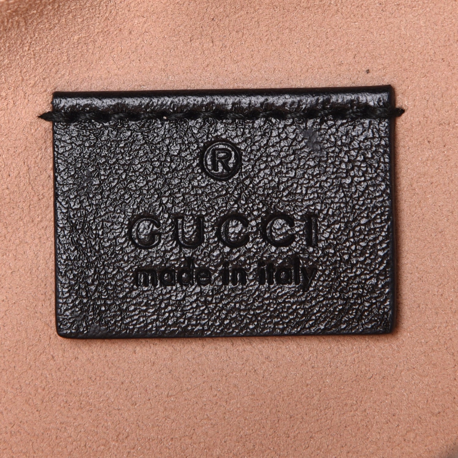 Gucci Azalea Calfskin Matelasse Heart Mini GG Marmont Round Shoulder Bag Black 5 of 5