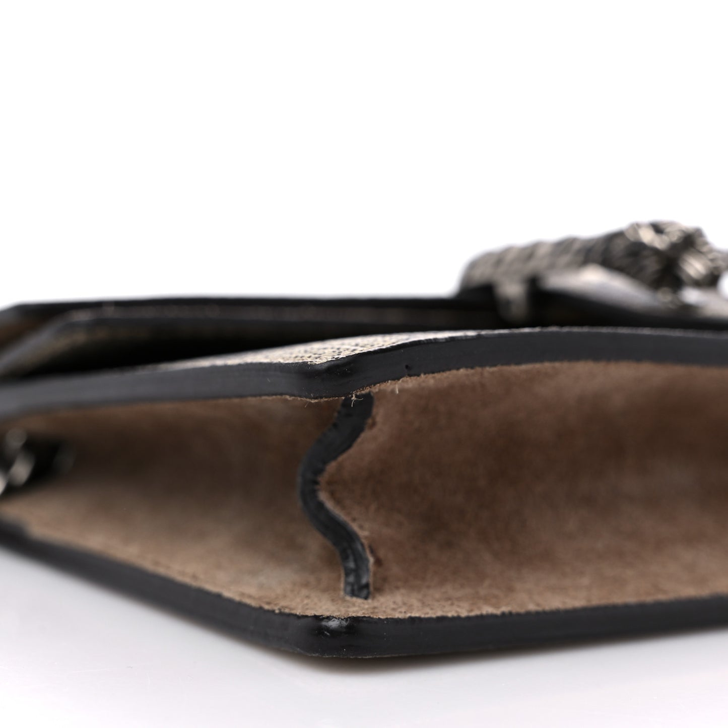 GG Supreme Monogram Super Mini Dionysus Shoulder Bag Taupe