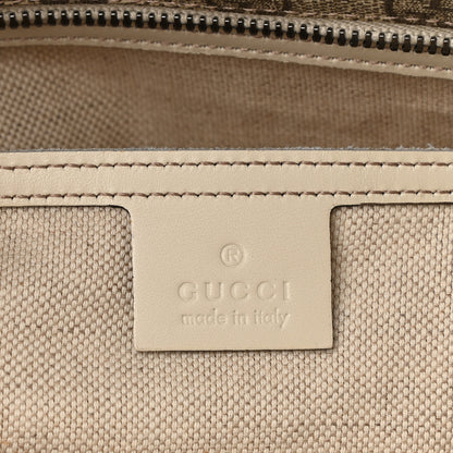 Gucci GG Supreme Monogram Medium Zippered Shopping Tote Off White 6 of 10