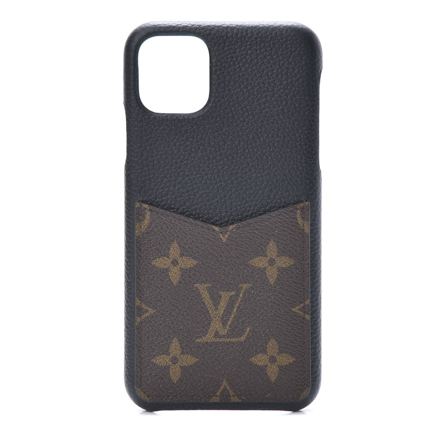 Monogram iPhone 11 Max Pro Bumper Black
