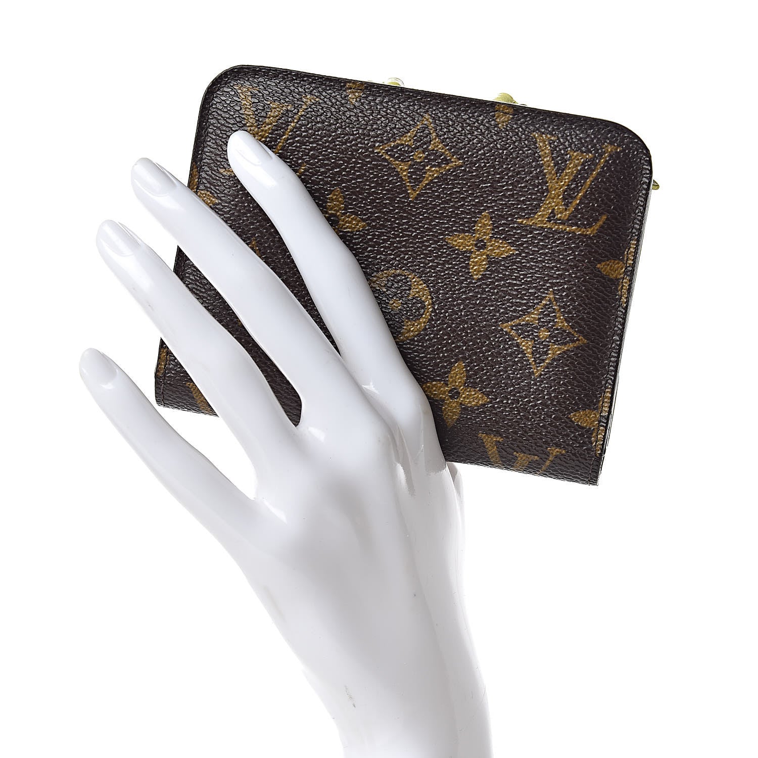 Louis Vuitton Monogram Fleuri Insolite Wallet PM Yellow 2 of 8