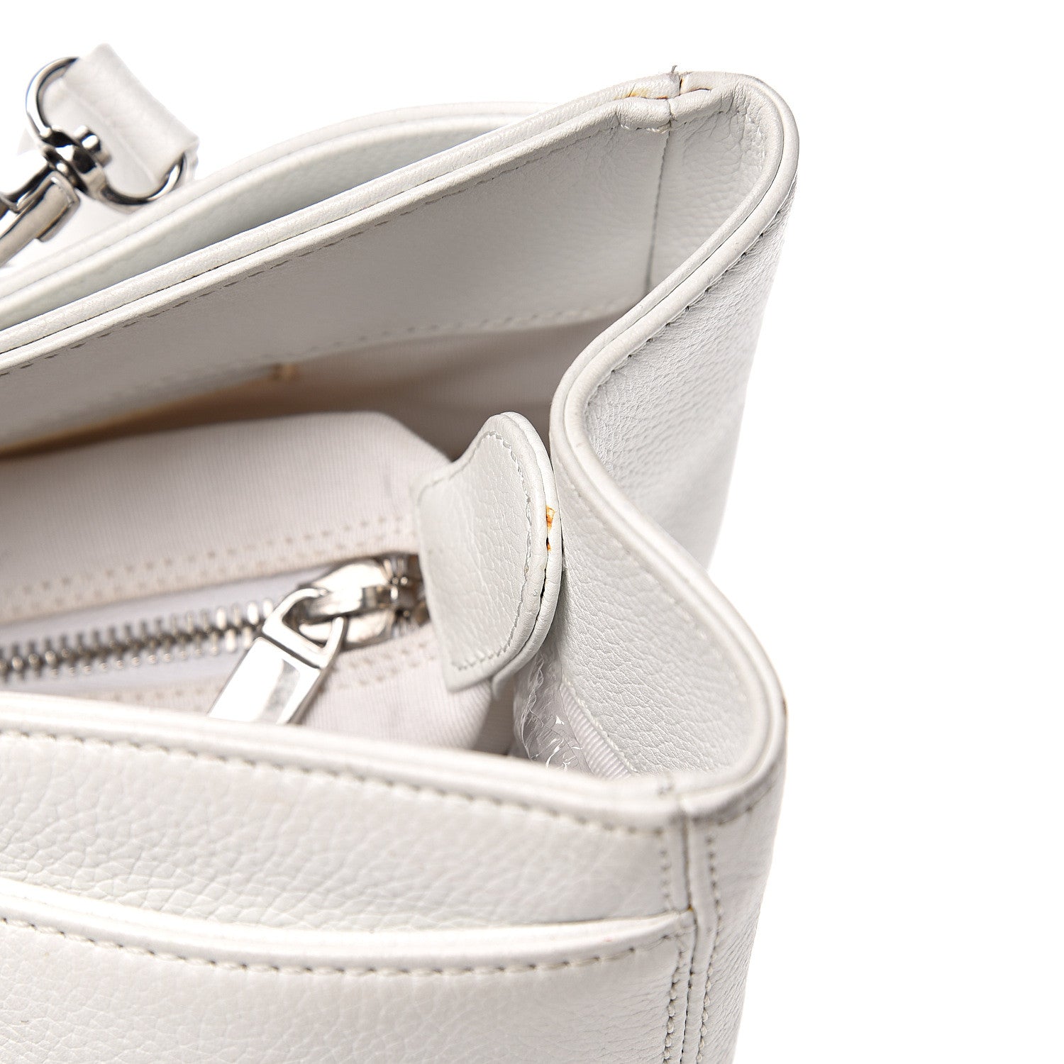Chanel Caviar Cerf Executive Shopper Tote White 20 of 24