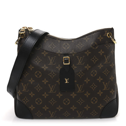 Louis Vuitton Monogram Odeon MM Black 1 of 10