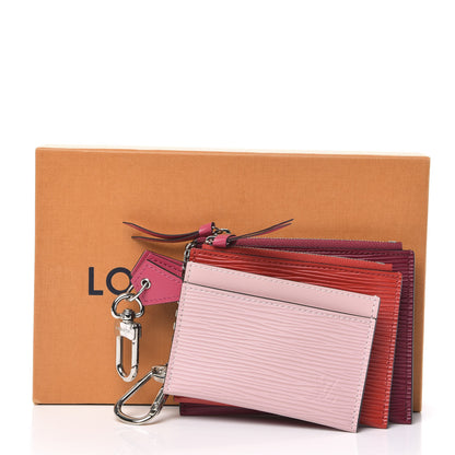 Louis Vuitton Epi Trio Card Case Wallet Rose Ballerine Rouge Fuchsia 7 of 7