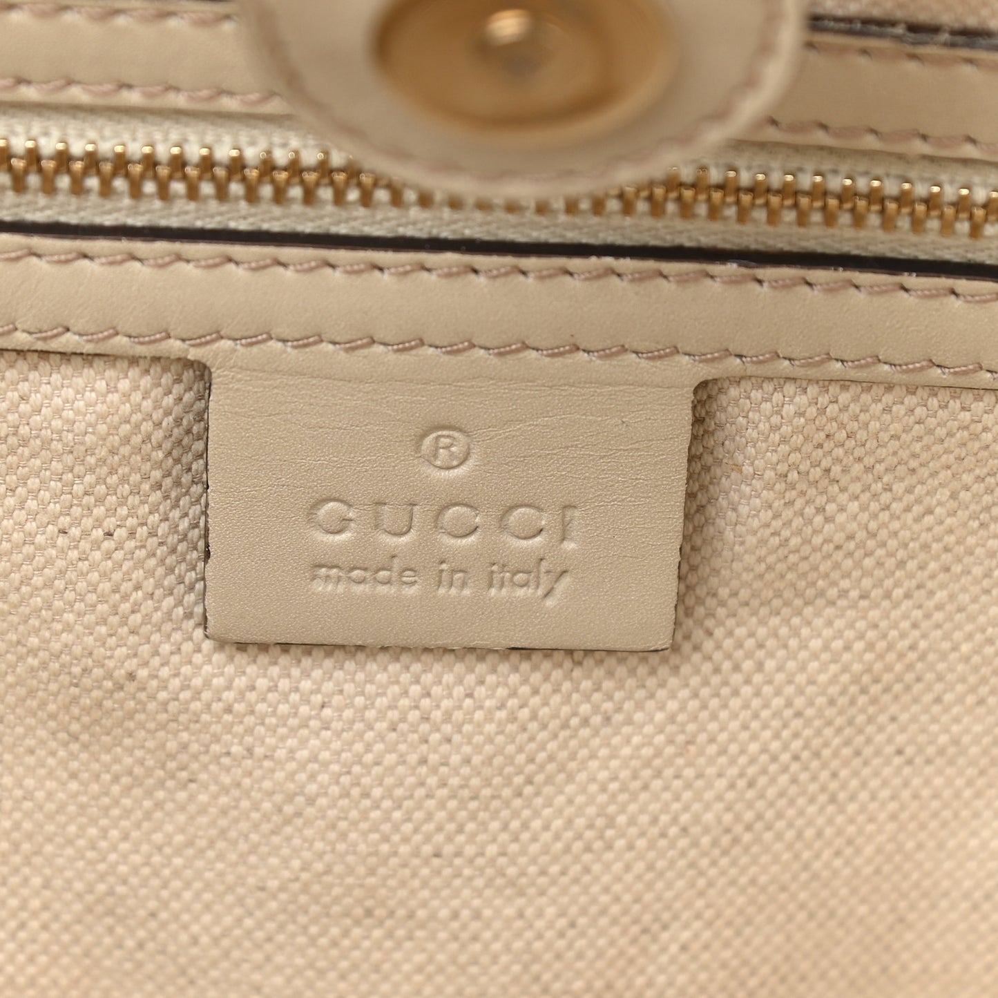Monogram Web Medium Mayfair Tote Gold