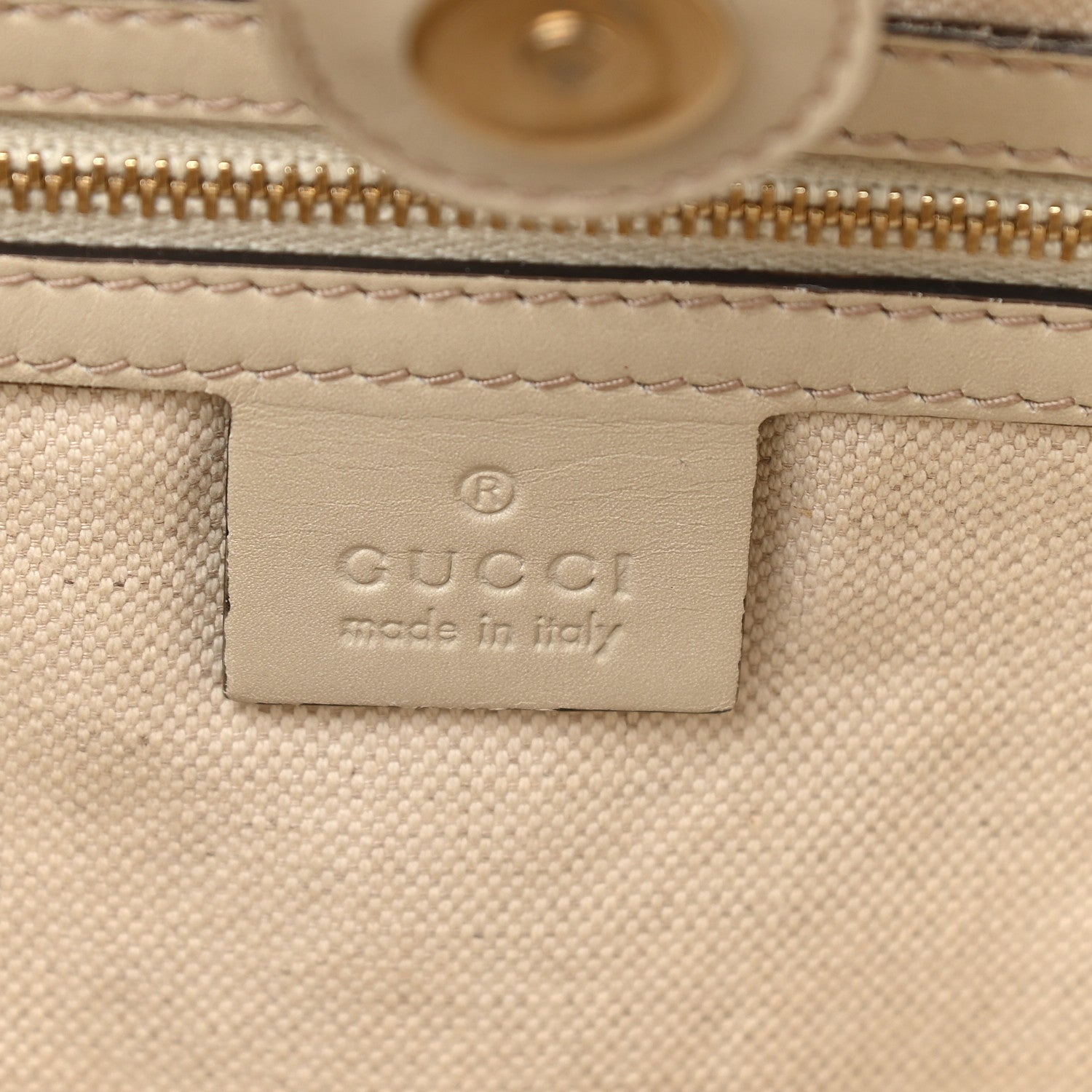 Gucci Monogram Web Medium Mayfair Tote Gold 6 of 11