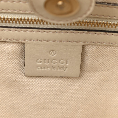 Gucci Monogram Web Medium Mayfair Tote Gold 6 of 11
